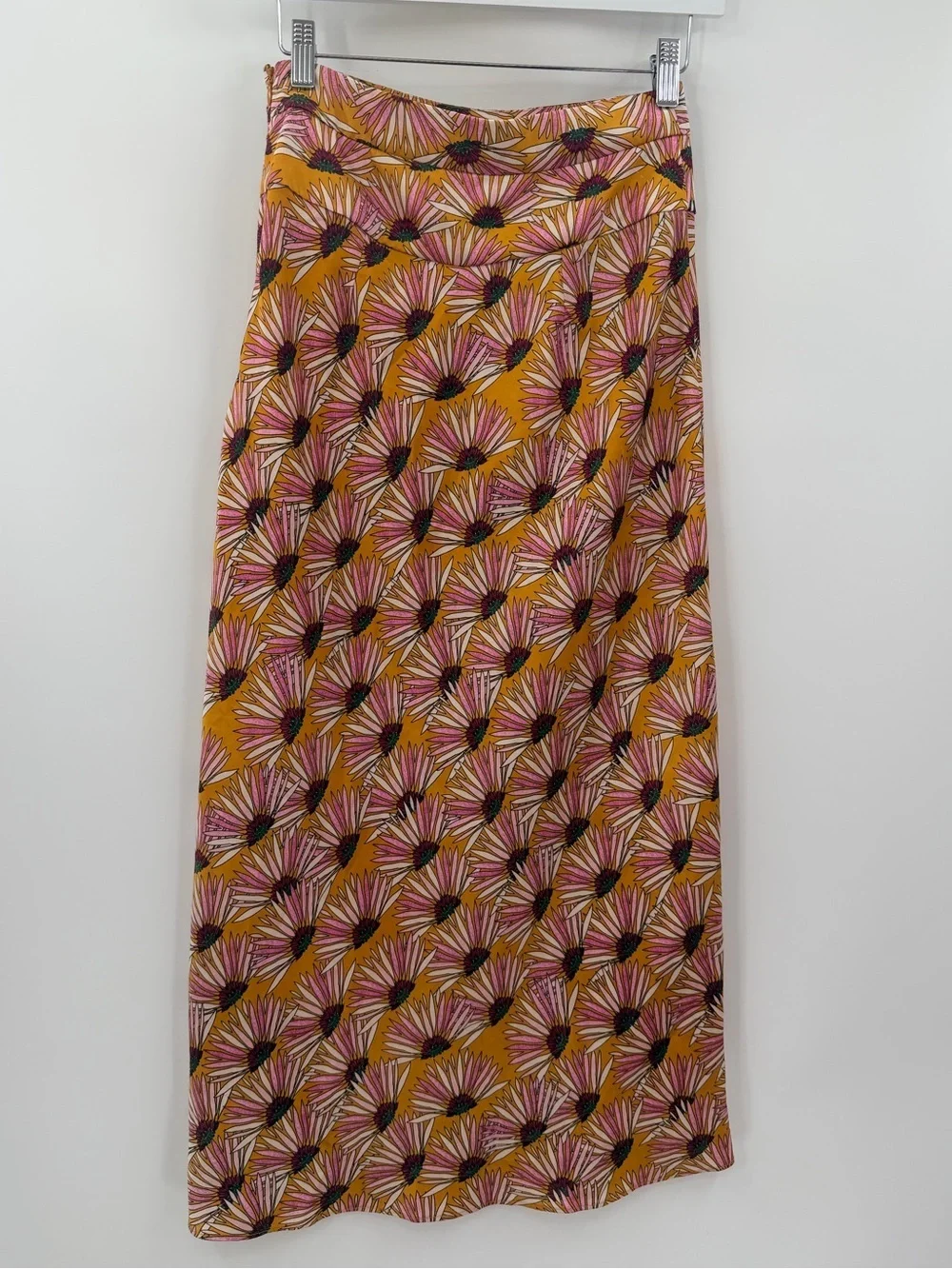 Free People Normani Floral Bias Midi Skirt 4